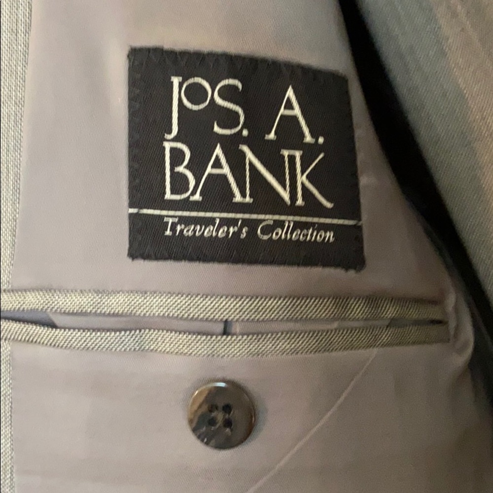 Jos. A. Bank Men’s 50R suit jacket with pants - Picture 3 of 6